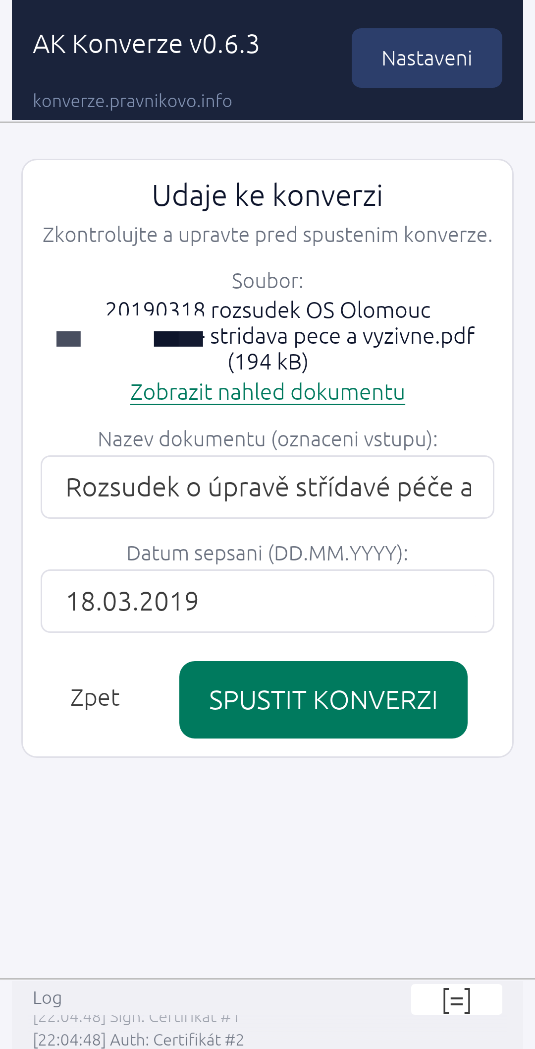 AI rozpoznani